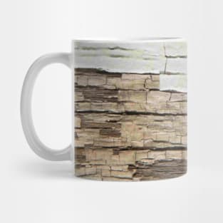 Shabby rustic weathered wood Mug